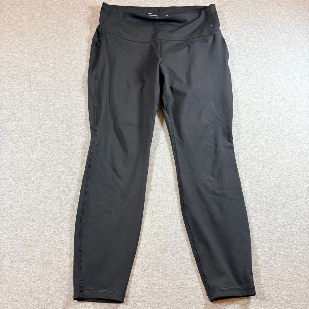 All in Motion Leggings Womens XXL Black High Rise Activewear Pockets